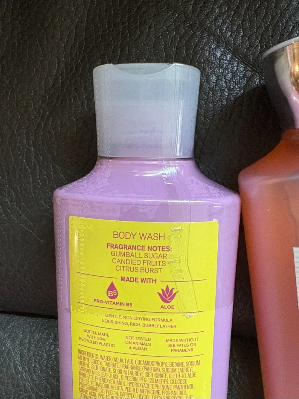 Bath and body shower gel set in bubble gum and boardwalk taffy